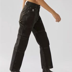 Urban Outfitters Ragged Black Cargo Pants